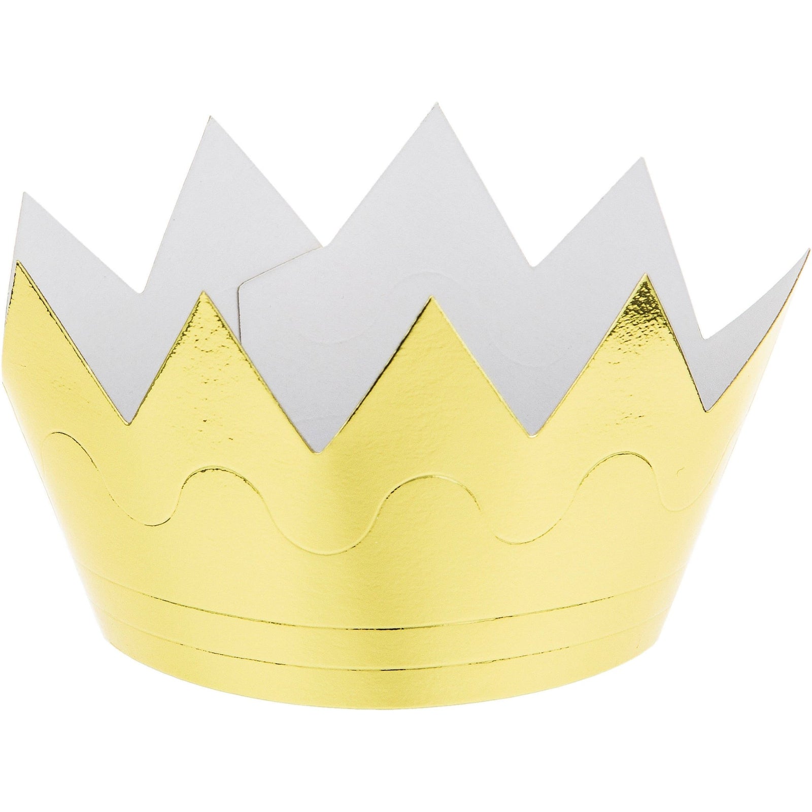 6 Crown Shaped Party Hats - Stesha Party