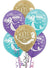 6 Mermaid Balloons - Stesha Party