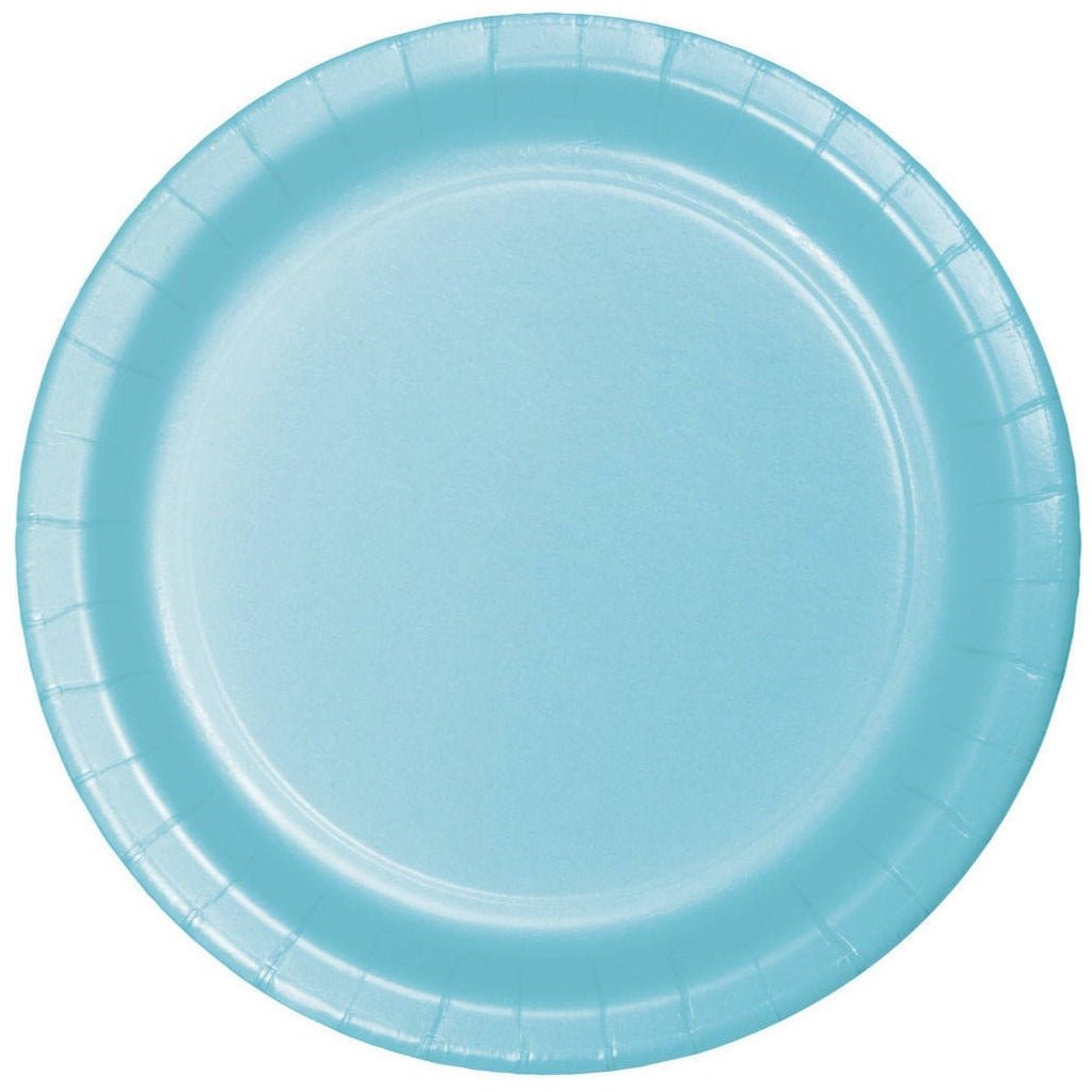 7" Blue Party Plates - Stesha Party