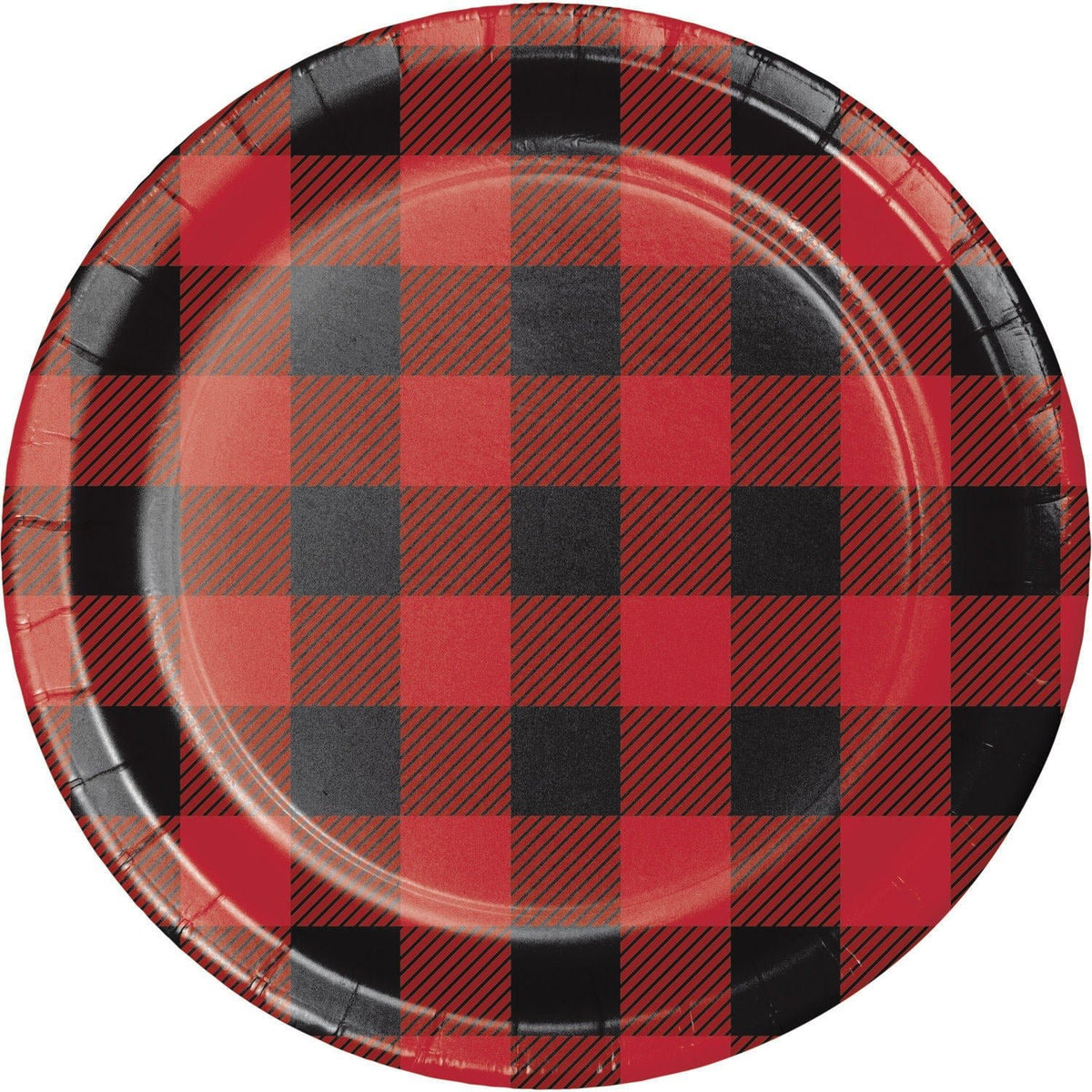 7&quot; Buffalo Plaid Plates - Stesha Party