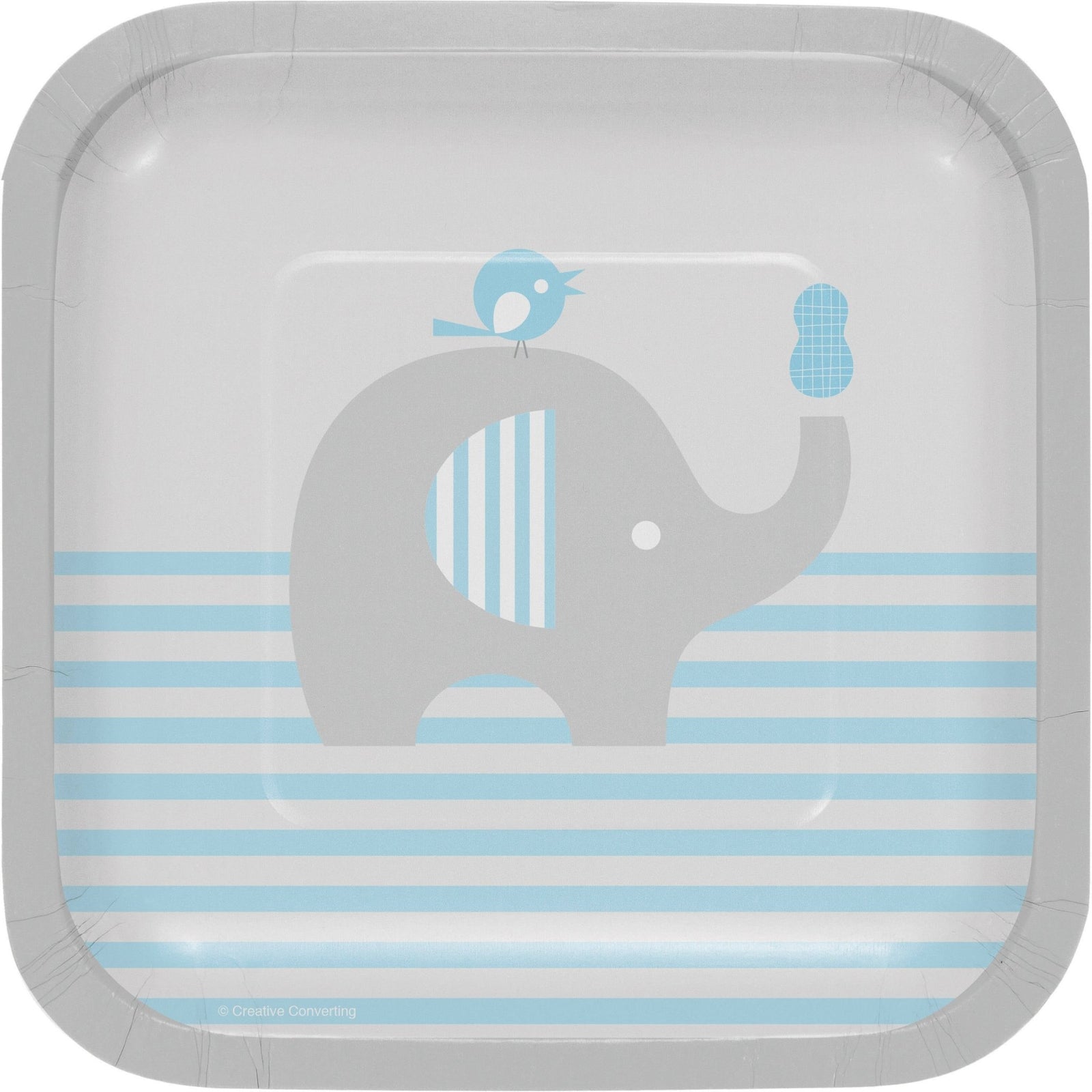 7" Elephant Themed Cake Plates - Stesha Party