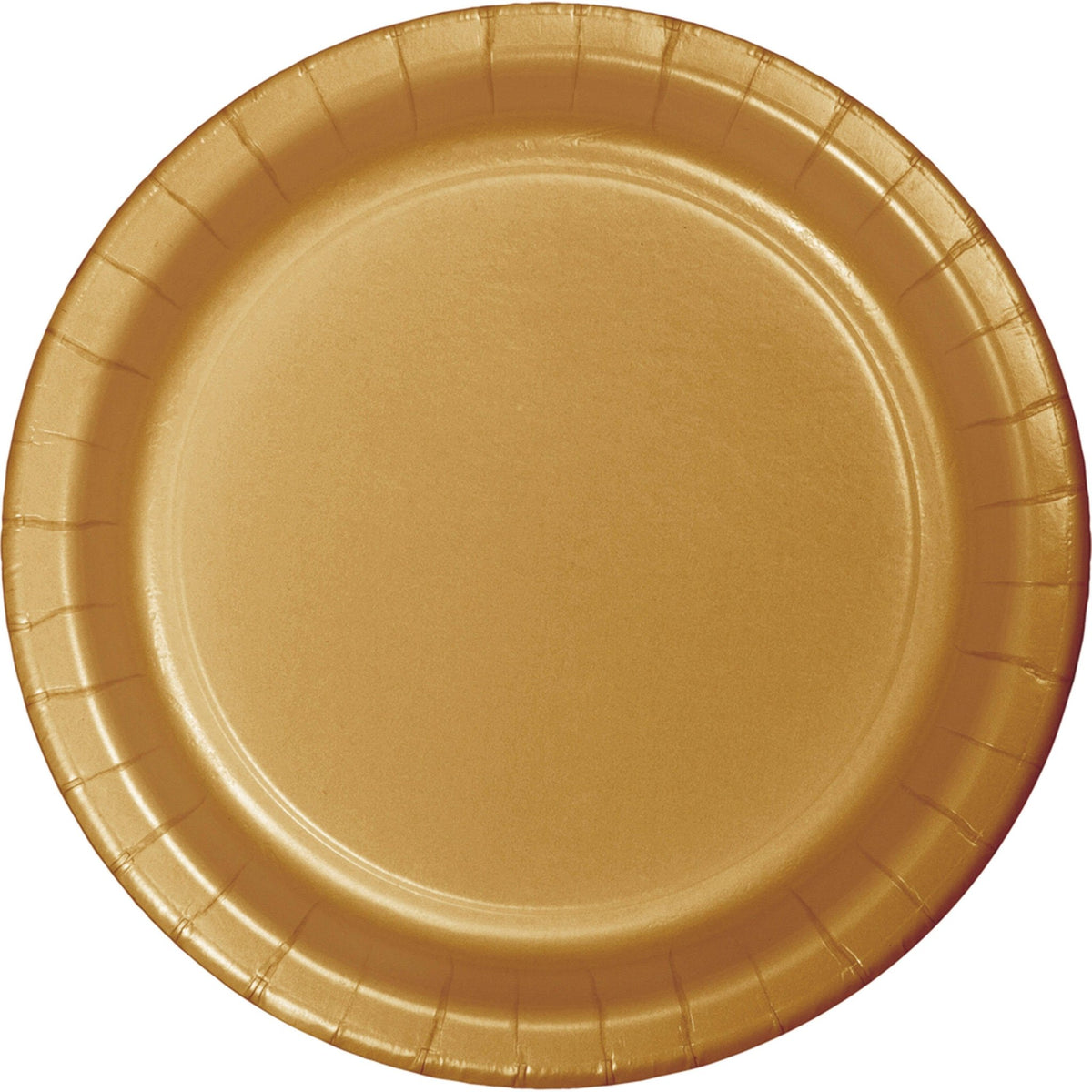 7&quot; Gold Party Plates - Stesha Party