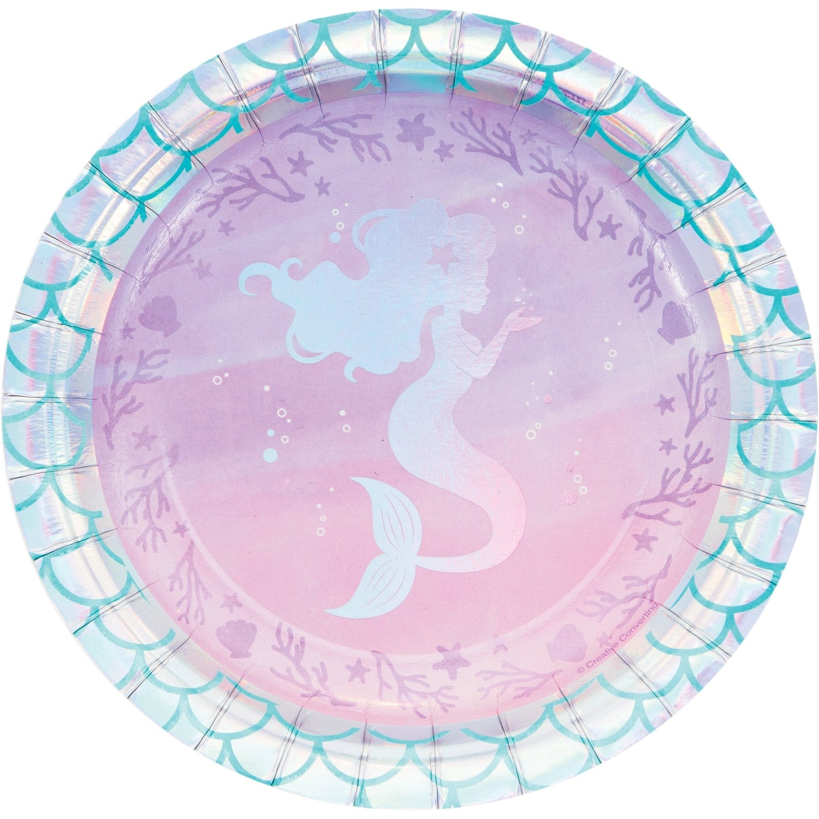 7" Mermaid Party Plates - Stesha Party