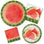 7" Watermelon Fruit Party Plates - Stesha Party