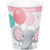 8 Pink Elephant Cups - Stesha Party