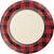 9" Buffalo Plaid Dinner Plates - Stesha Party