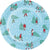 9" Christmas Tree Farm Plates - Stesha Party