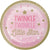 9" Pink Star "Twinkle Twinkle Little Star" Plates - Stesha Party