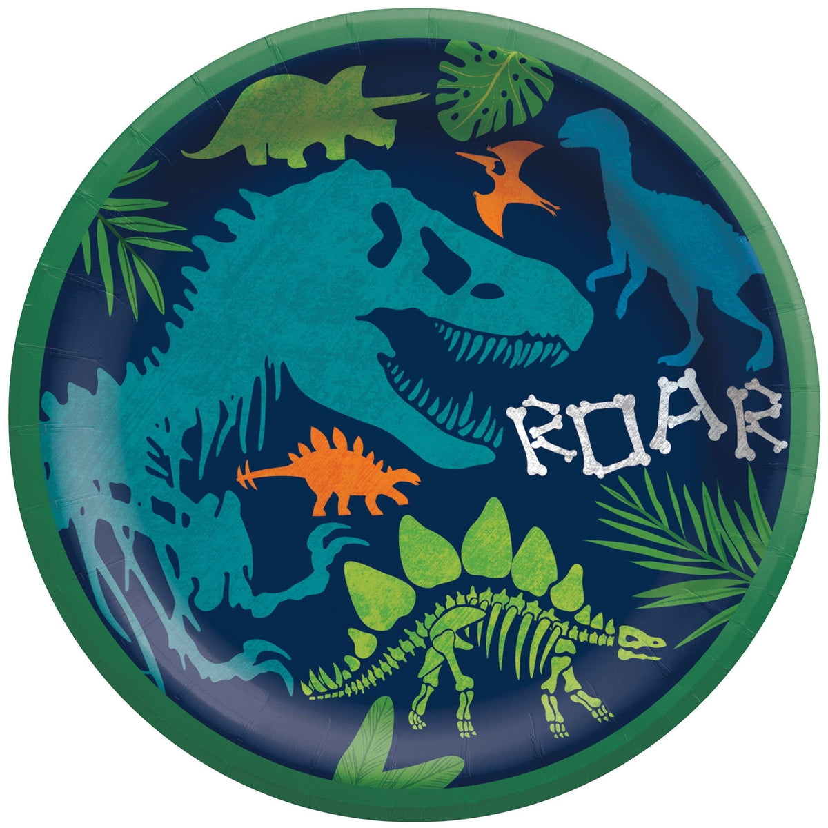 9&quot; Roar Dinosaur Plates - Stesha Party