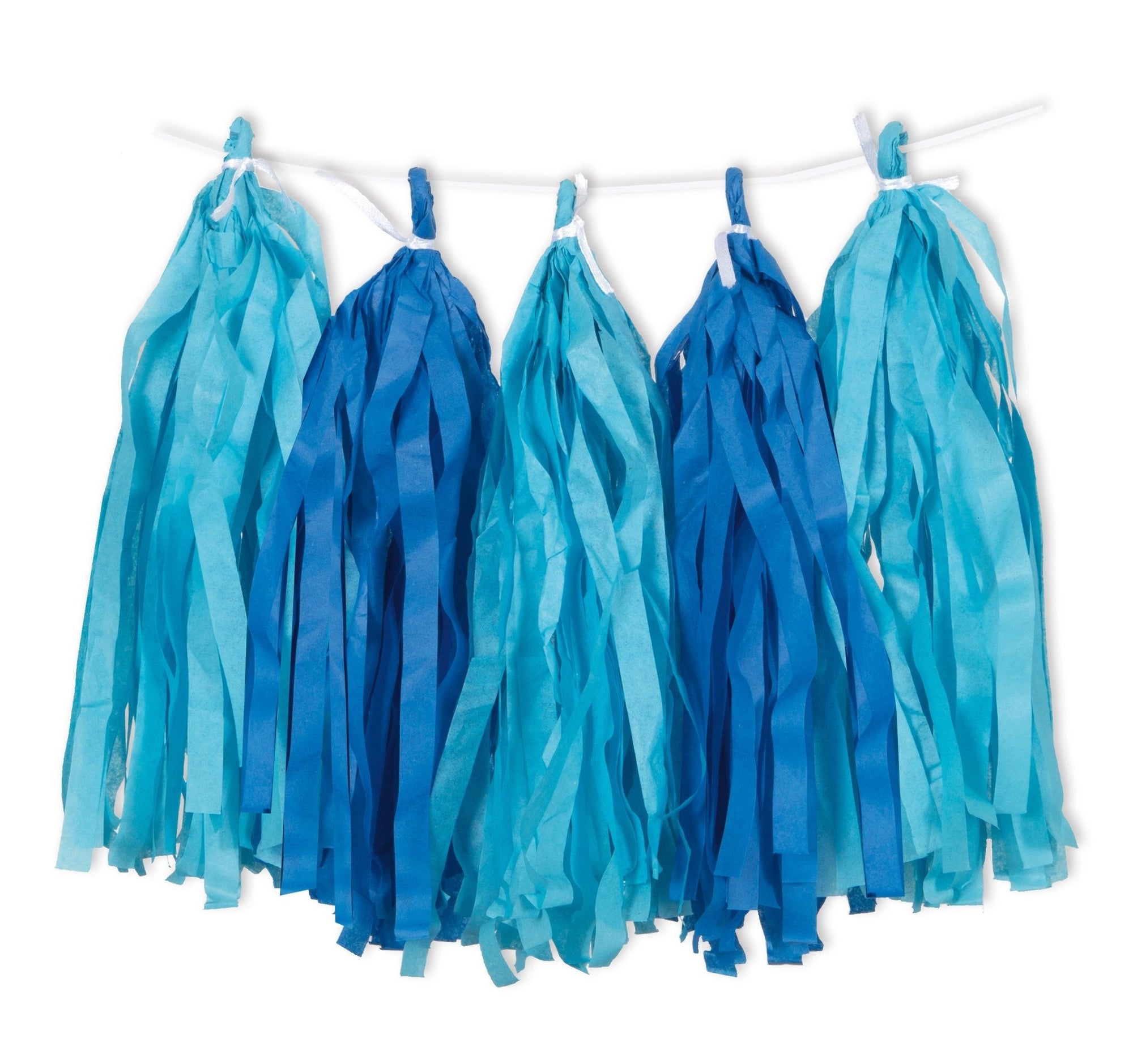 9ft Blue Tissue Garland - Stesha Party