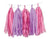 9ft Pink and Purple Tissue Garland - Stesha Party