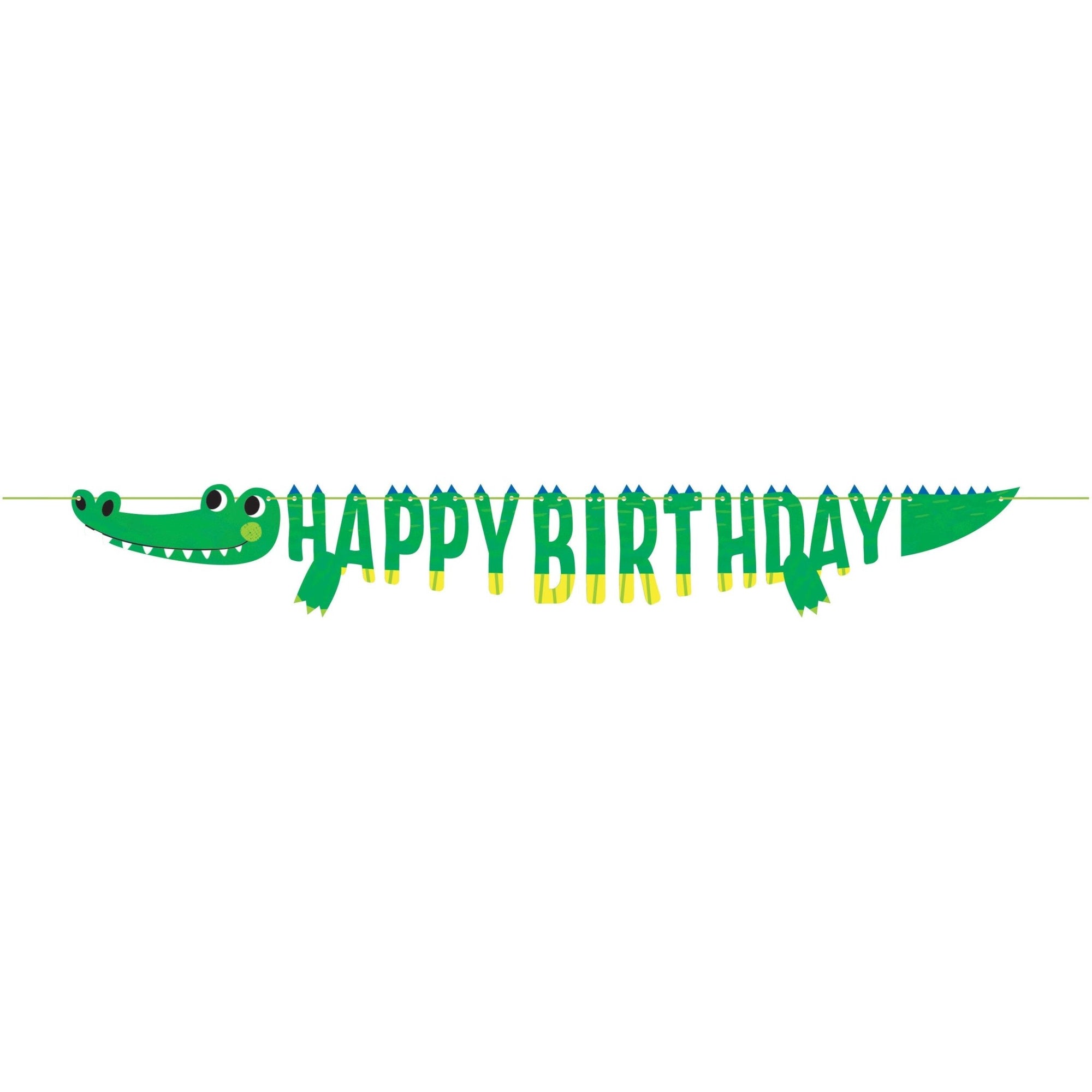 Alligator Birthday Banner - Stesha Party