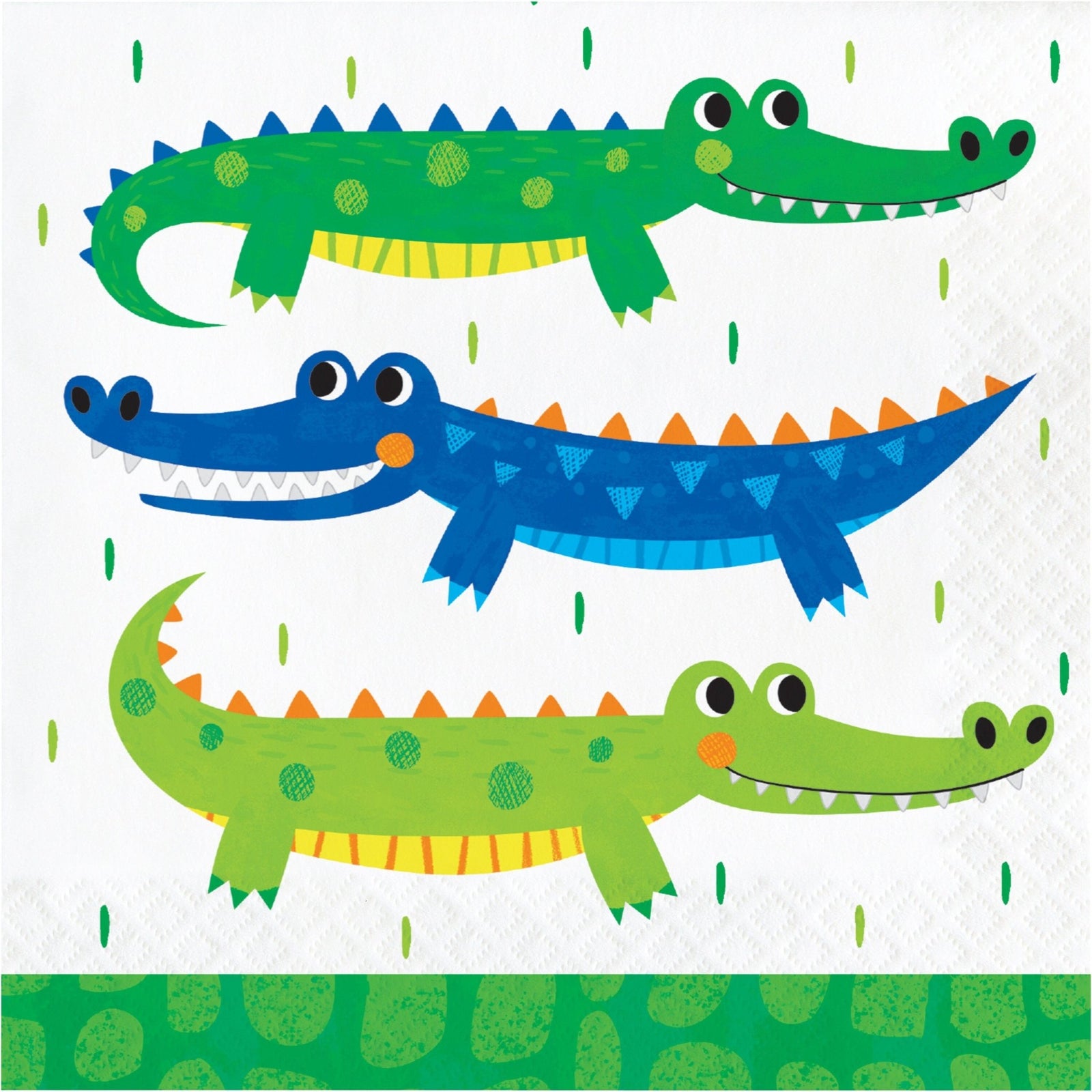 Alligator Party Napkins - Stesha Party