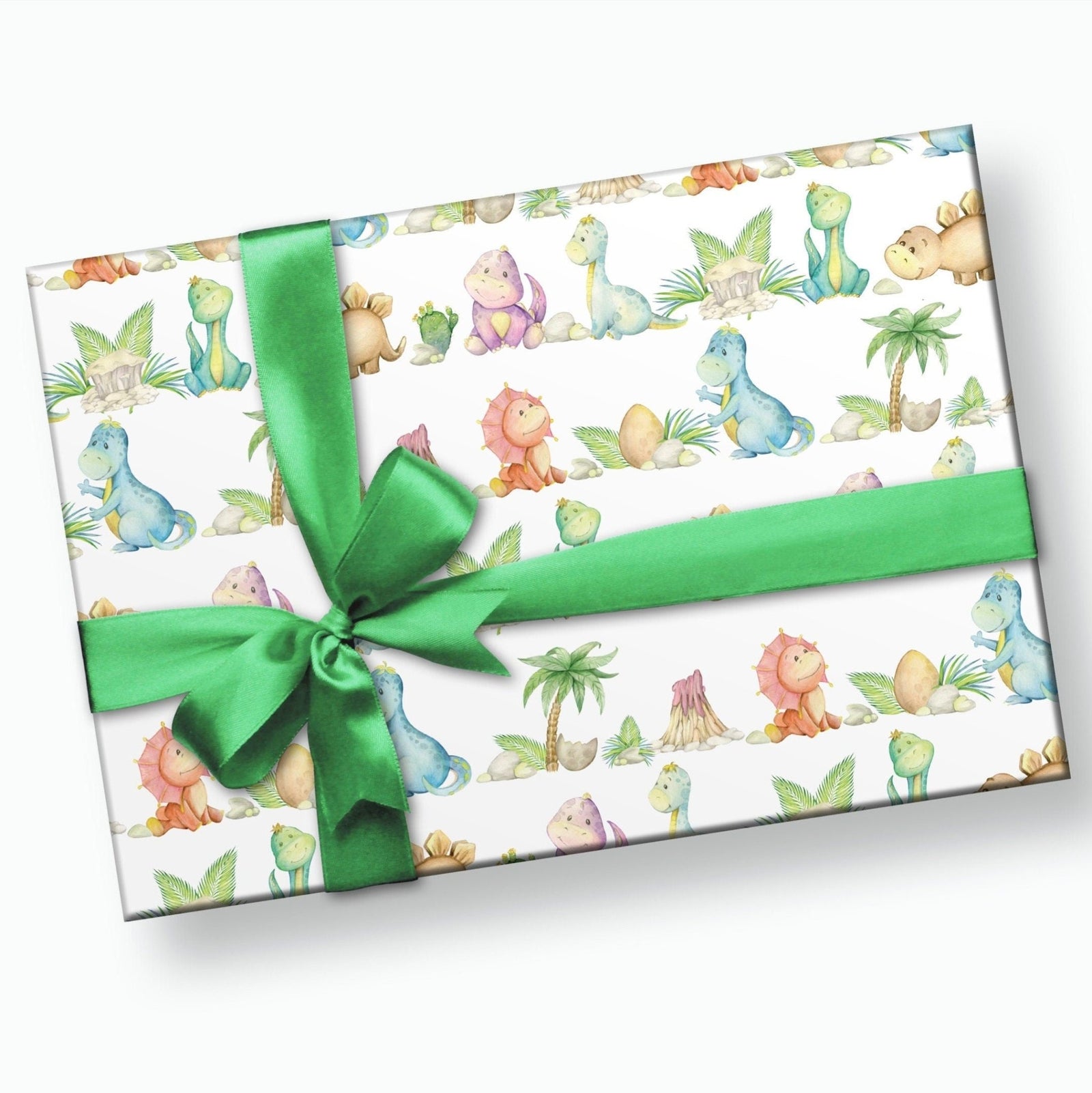 Baby Dinosaur Wrapping Paper - Stesha Party