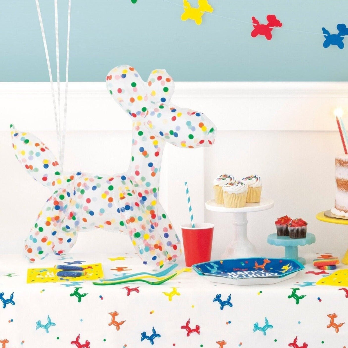 Balloon Dog Party Centerpiece - Stesha Party