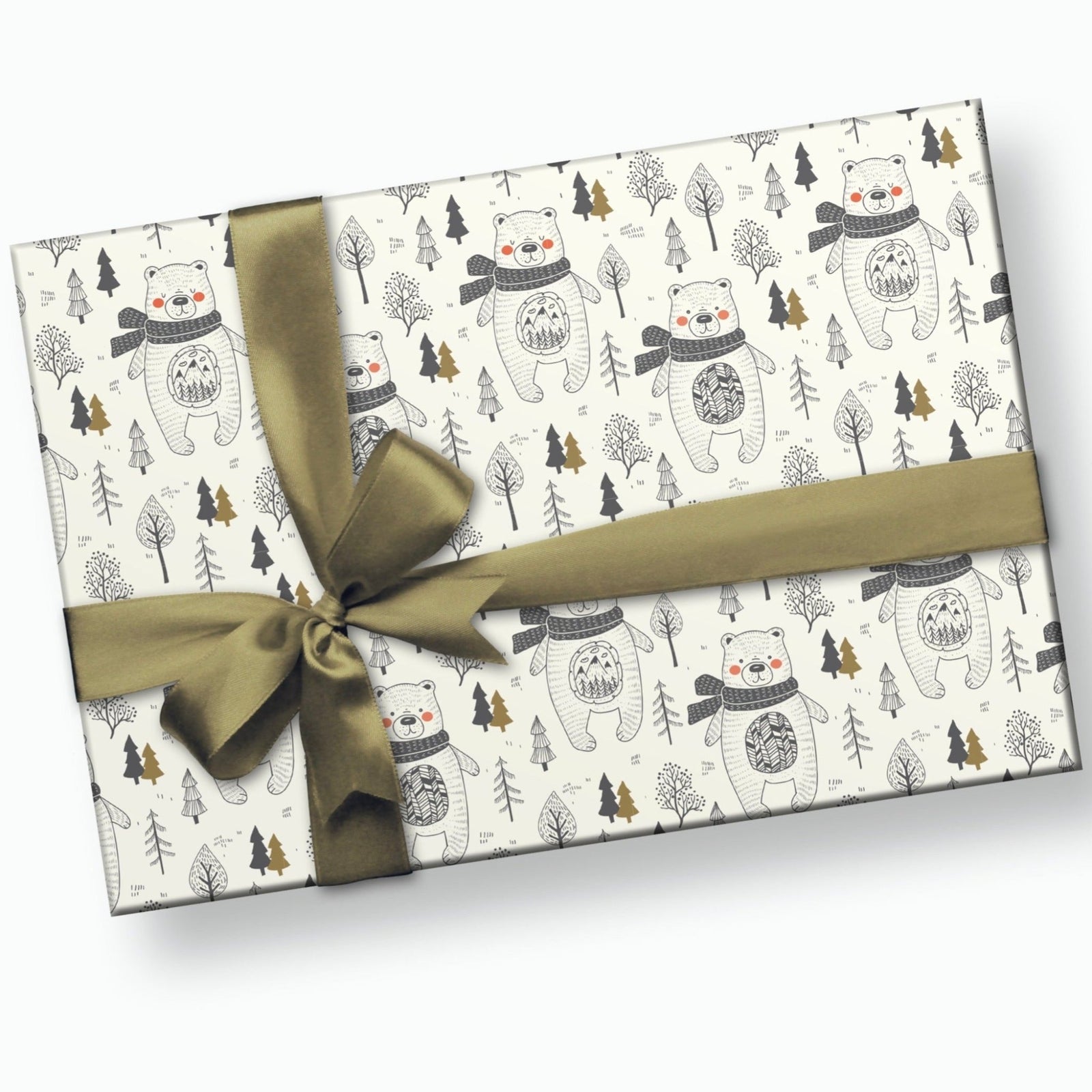 Bear Wrapping Paper - Stesha Party