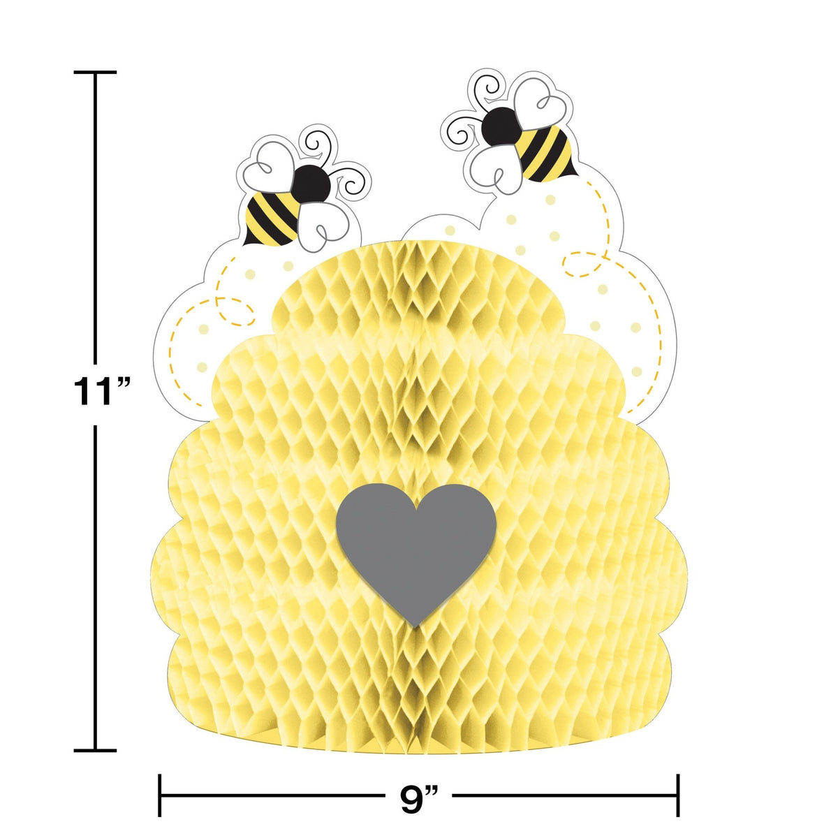 Yellow & Black Bumble Bee Party Pack-Includes: Cupcake Wrappers and Toppers,  Food/Party Picks and Confetti-GREAT VALUE-Baby Shower/Party