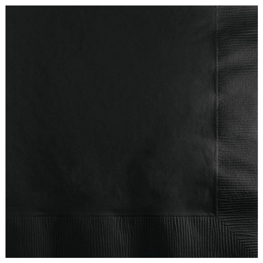 Black Beverage Napkins - Stesha Party