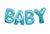 Blue "Baby" Balloon Banner - Stesha Party