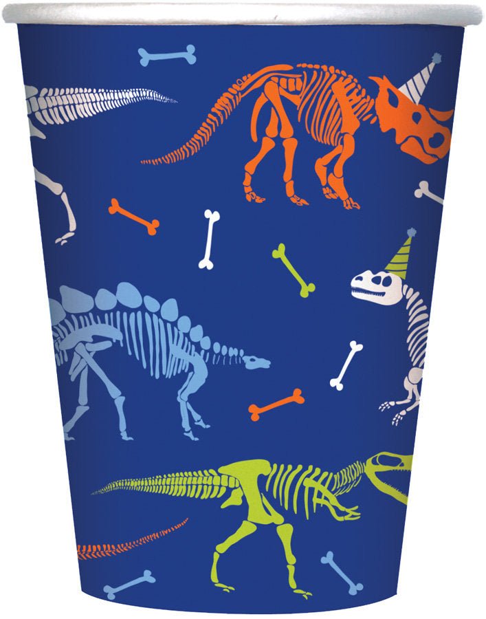 Blue Dinosaur Cups - Stesha Party