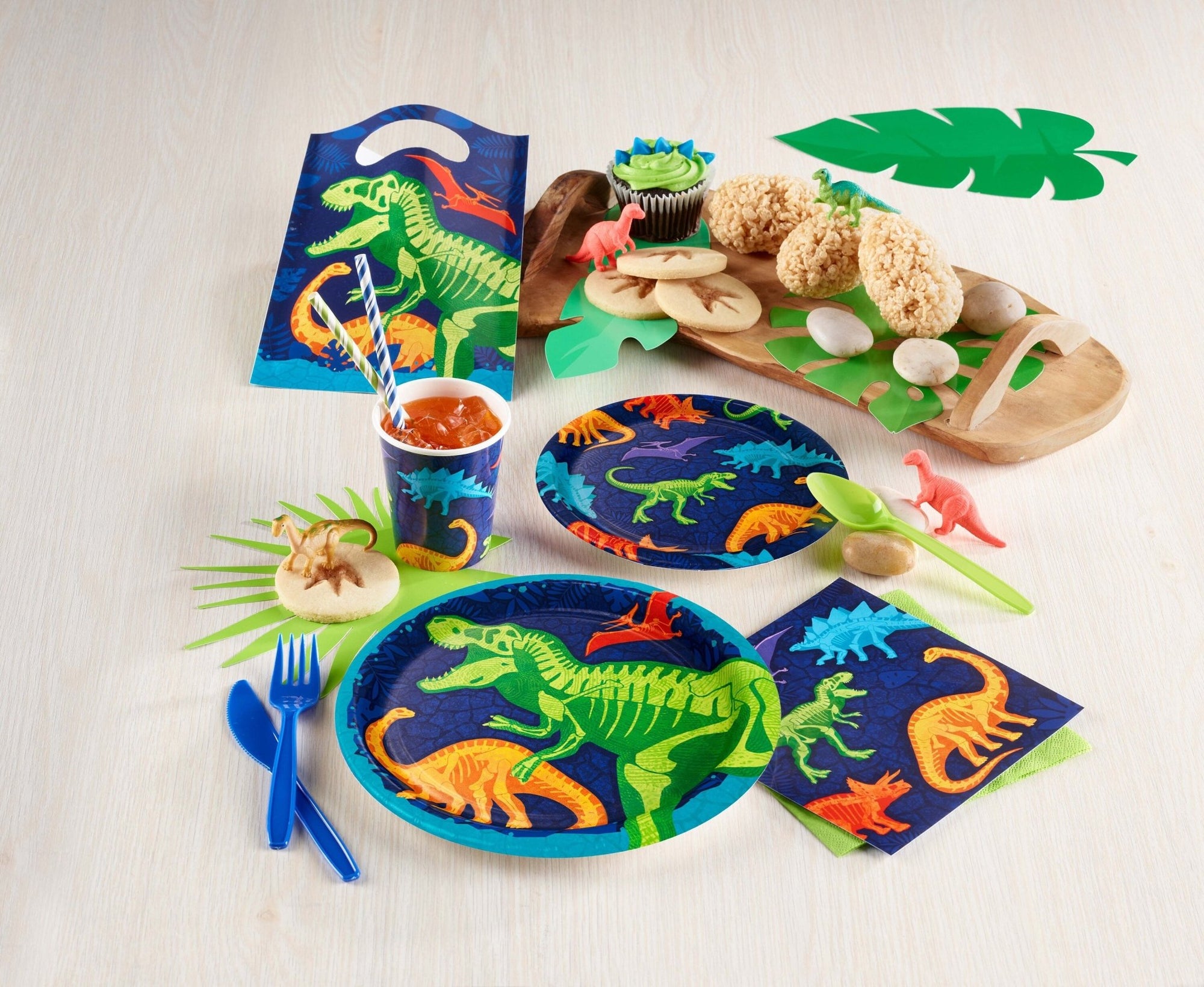 Blue Dinosaur Party Supply Pack - Stesha Party