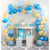 Blue & Gold Balloon Arch - Stesha Party