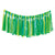 Blue & Green Fringe Backdrop Banner - Stesha Party