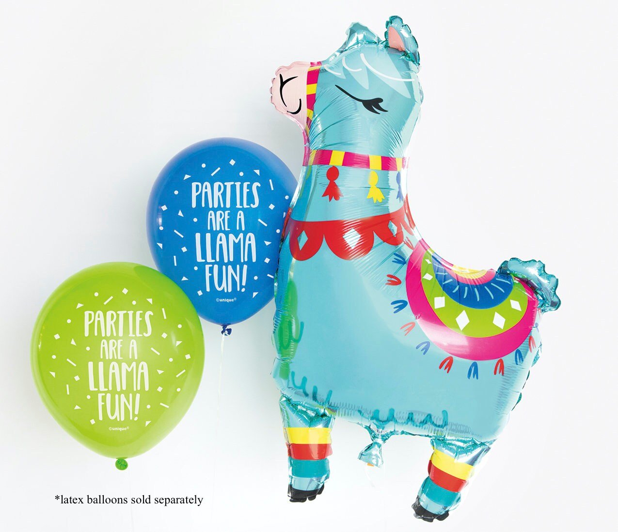 Blue Llama Party Balloon - Stesha Party