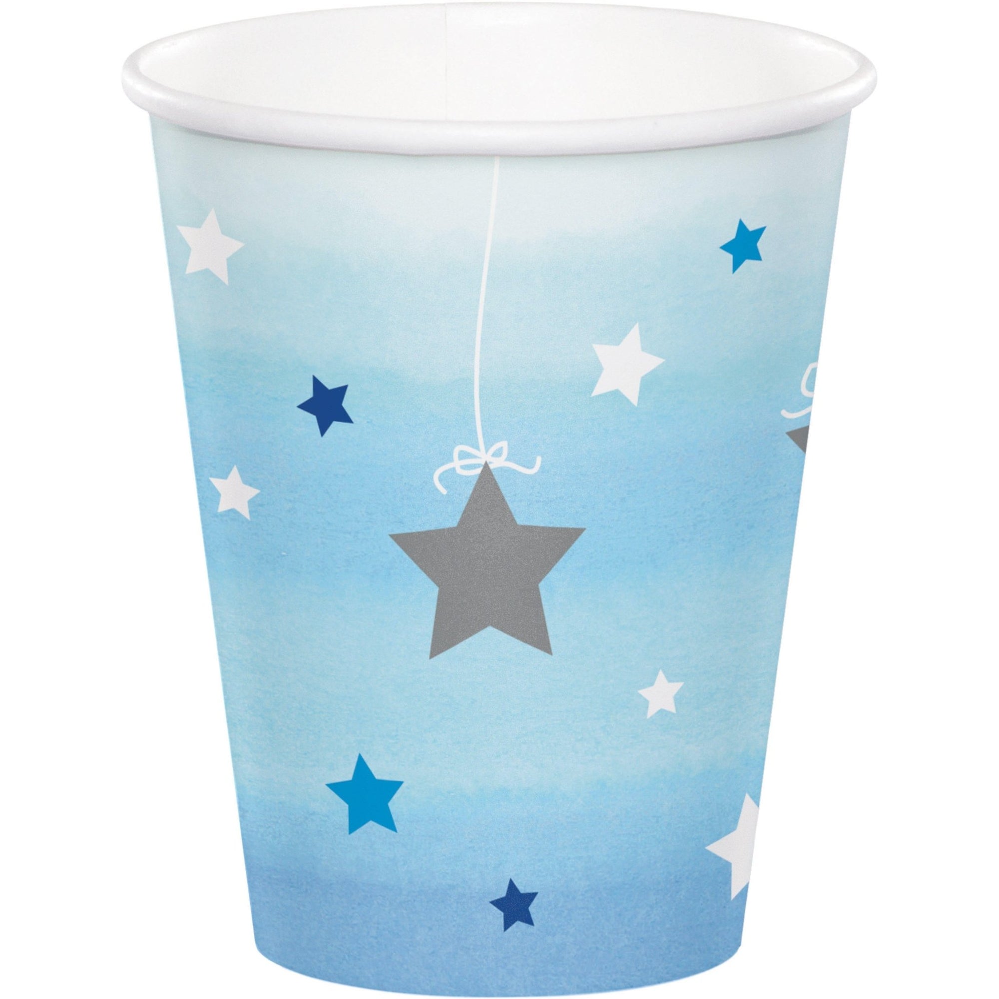 Blue & Silver Star Cups - Stesha Party