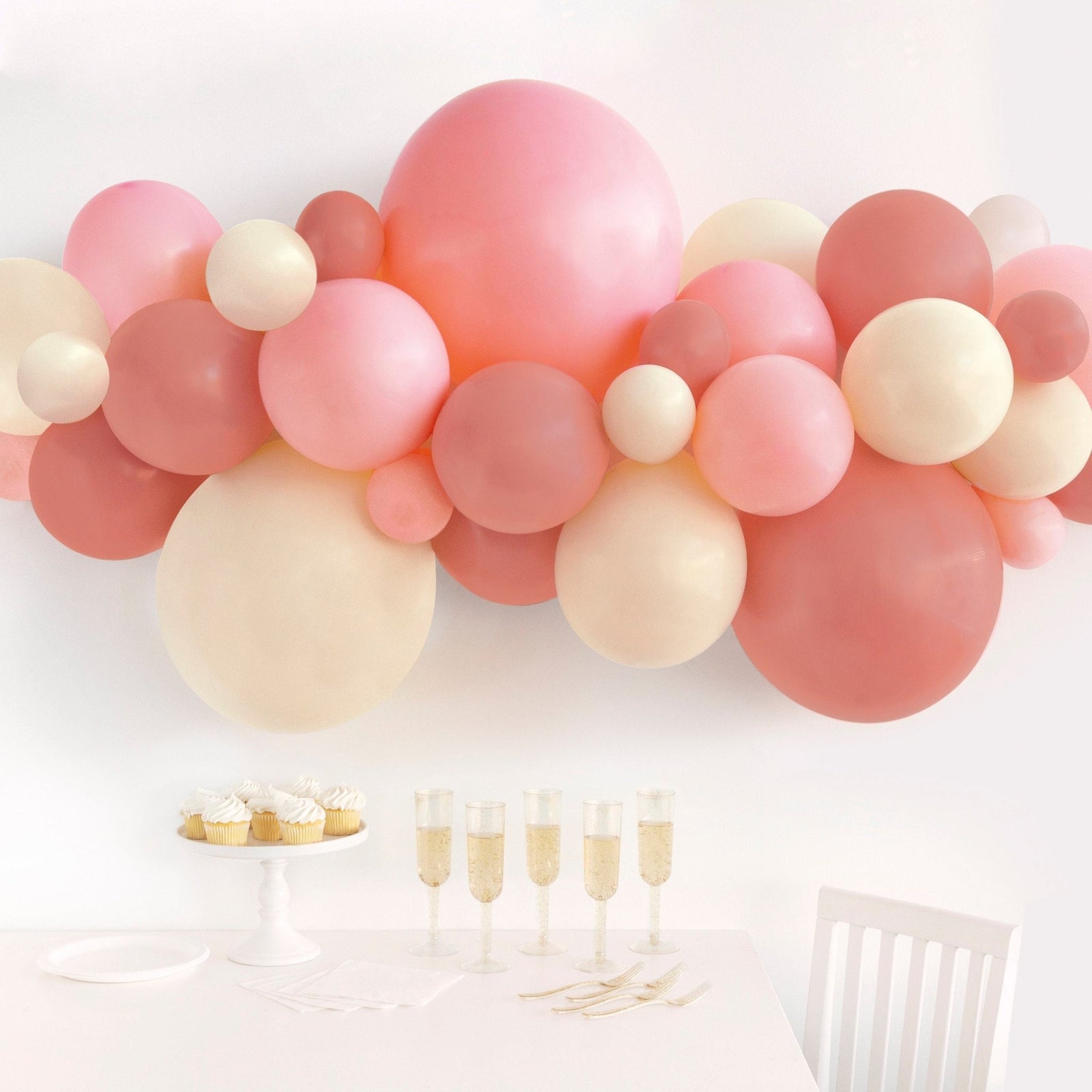 Blush Pink Balloon Garland - Stesha Party