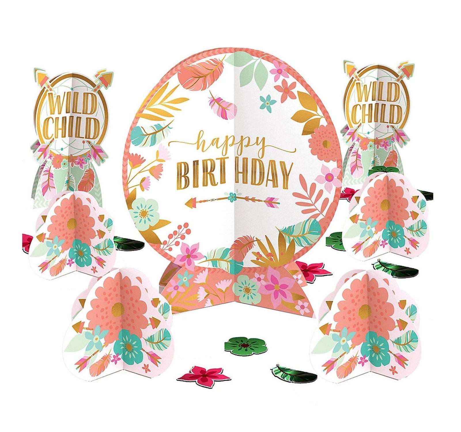 Boho Birthday Party Centerpiece - Stesha Party