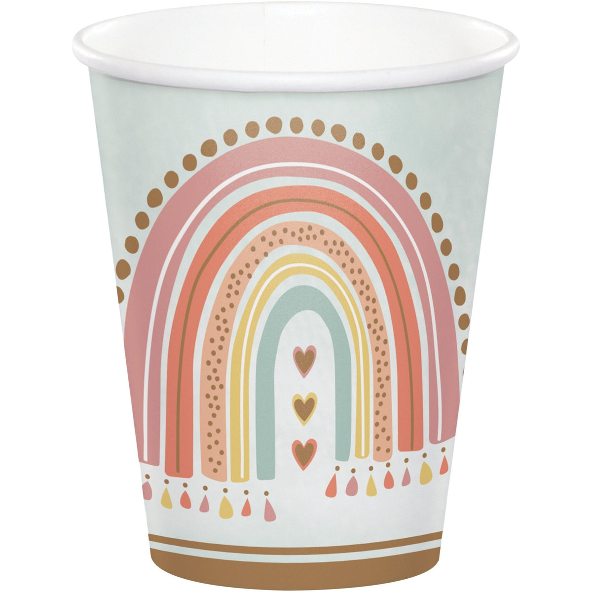 Boho Rainbow Party Cups - Stesha Party