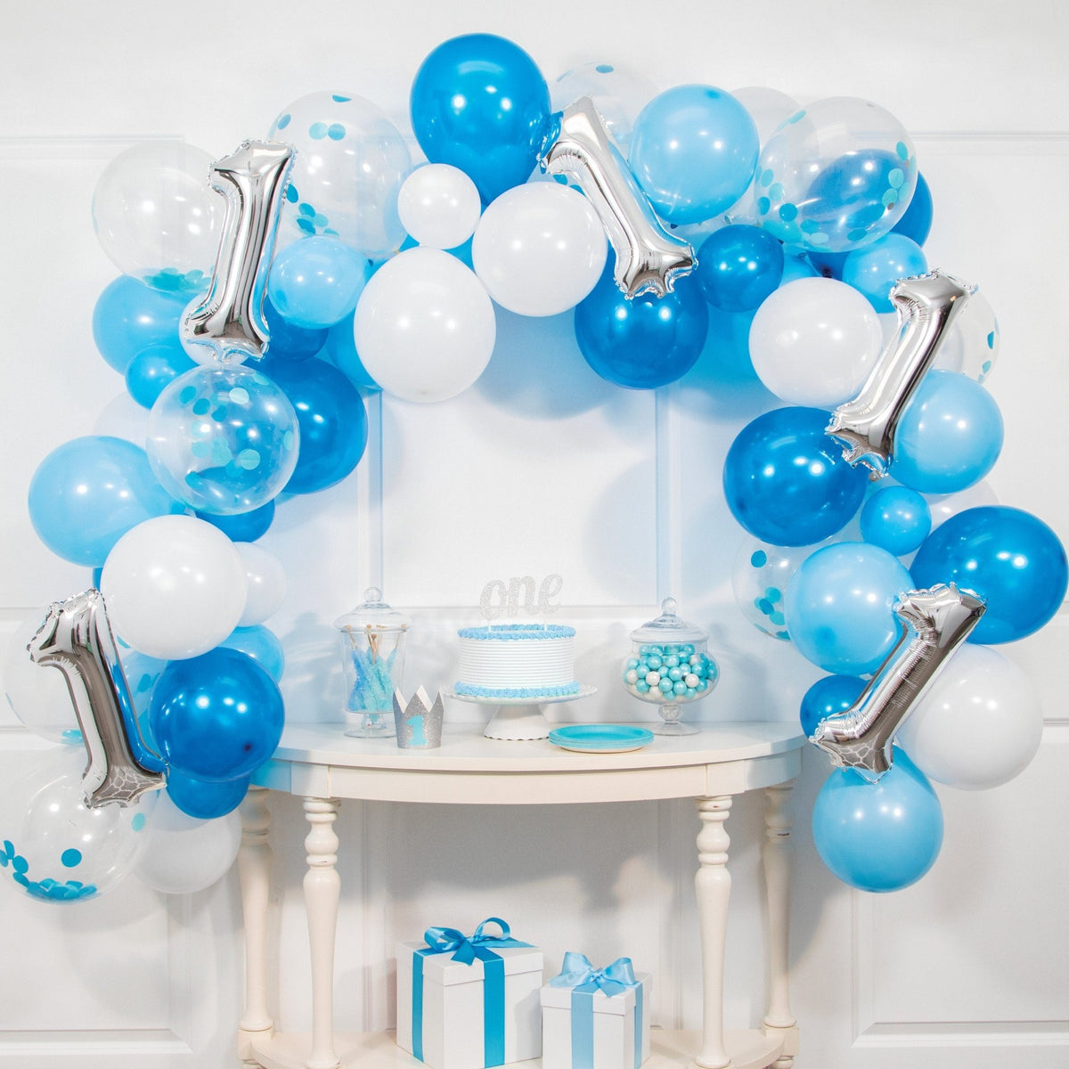 Boy 1st Birthday Balloon Arch Kit - Stesha Party