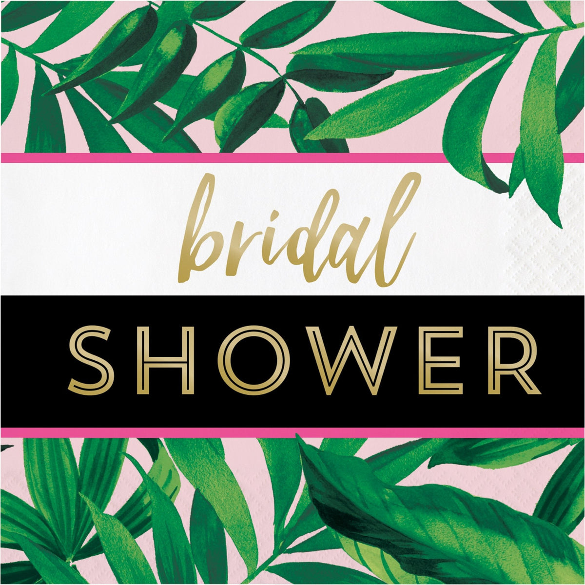 &quot;Bridal Shower&quot; Tropical Napkins - Stesha Party