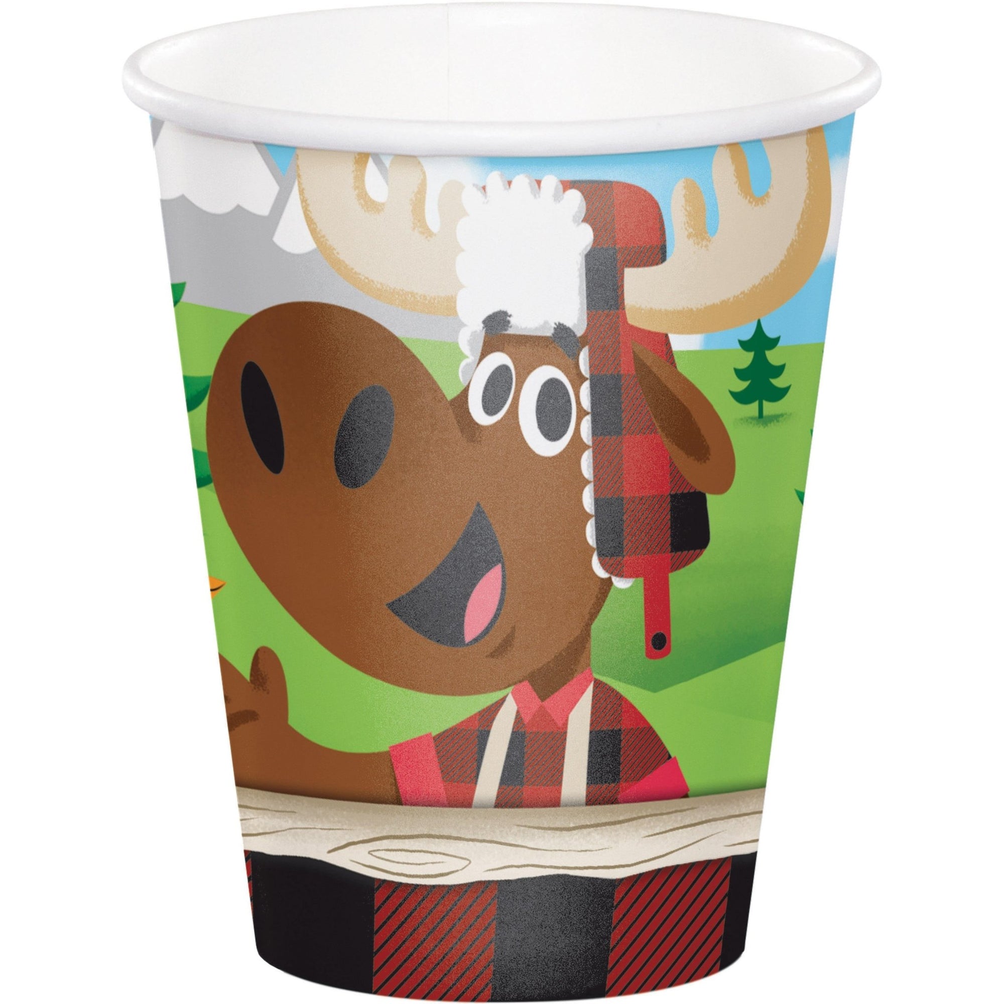 Buffalo Plaid Moose Cups - Stesha Party