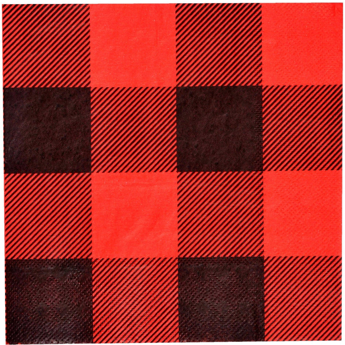 Buffalo Plaid Napkins - Stesha Party