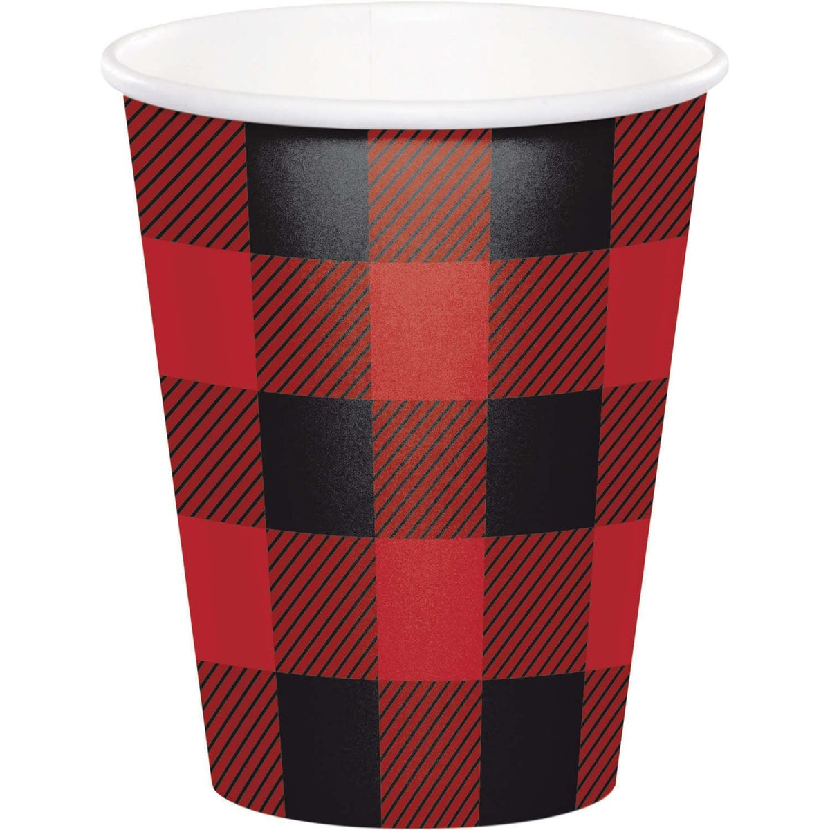 Buffalo Plaid Paper Cups - Stesha Party