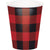 Buffalo Plaid Paper Cups - Stesha Party