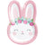 Bunny Shaped Party Plates - Stesha Party