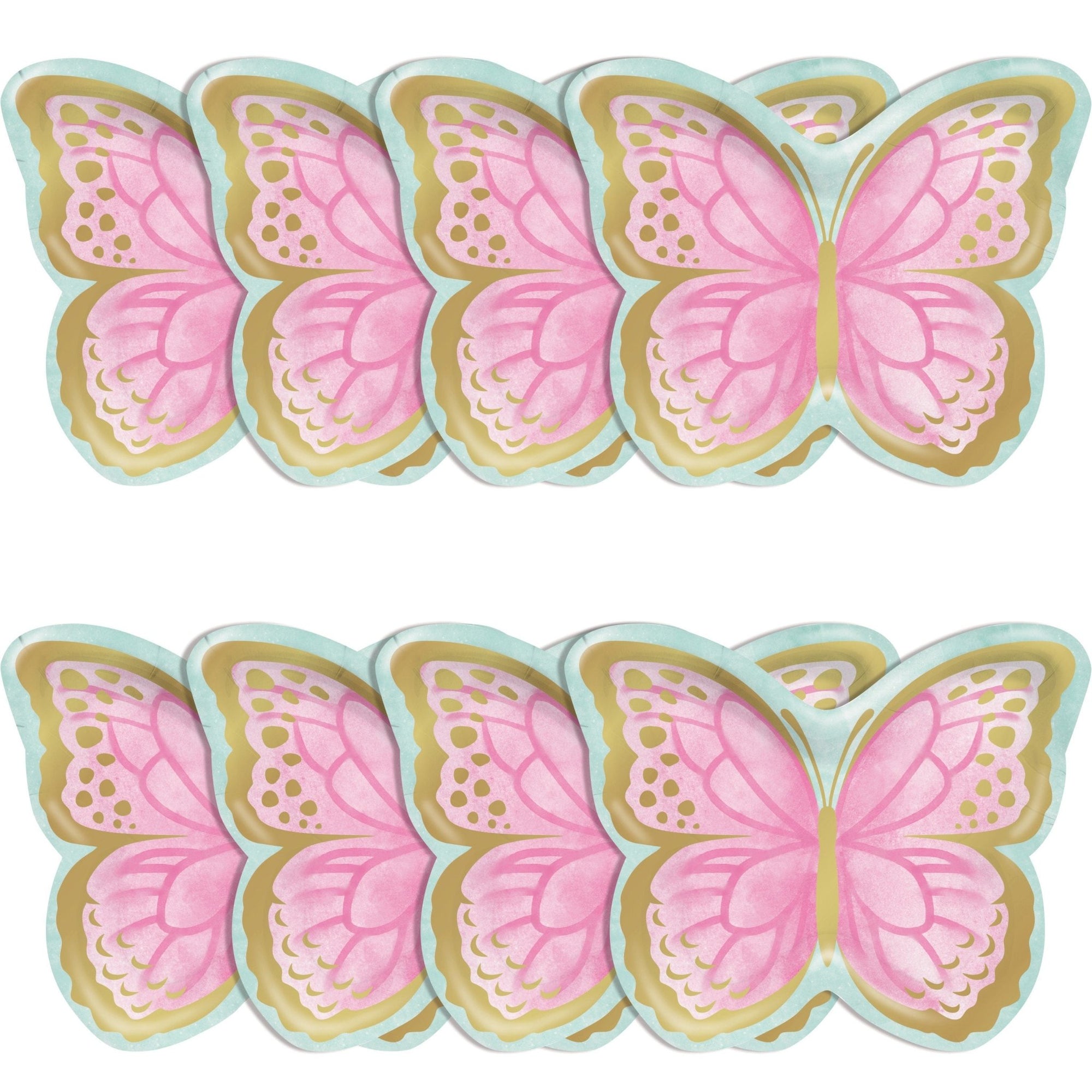 Butterfly Party Plates - Stesha Party