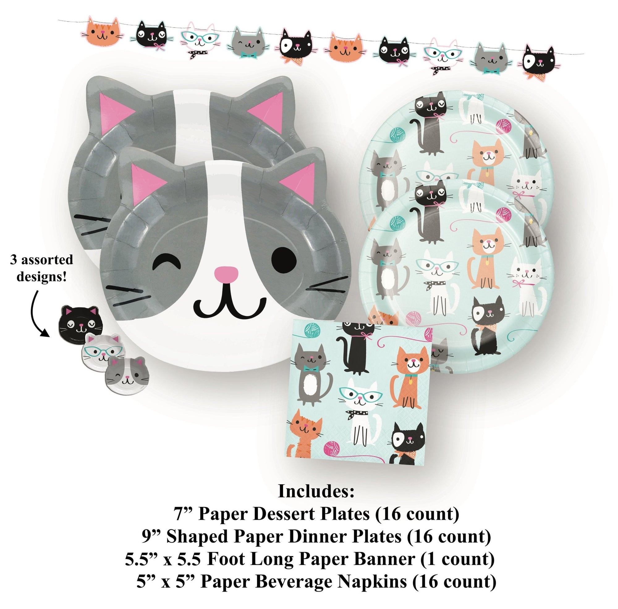 Cat Party Pack Set - Stesha Party