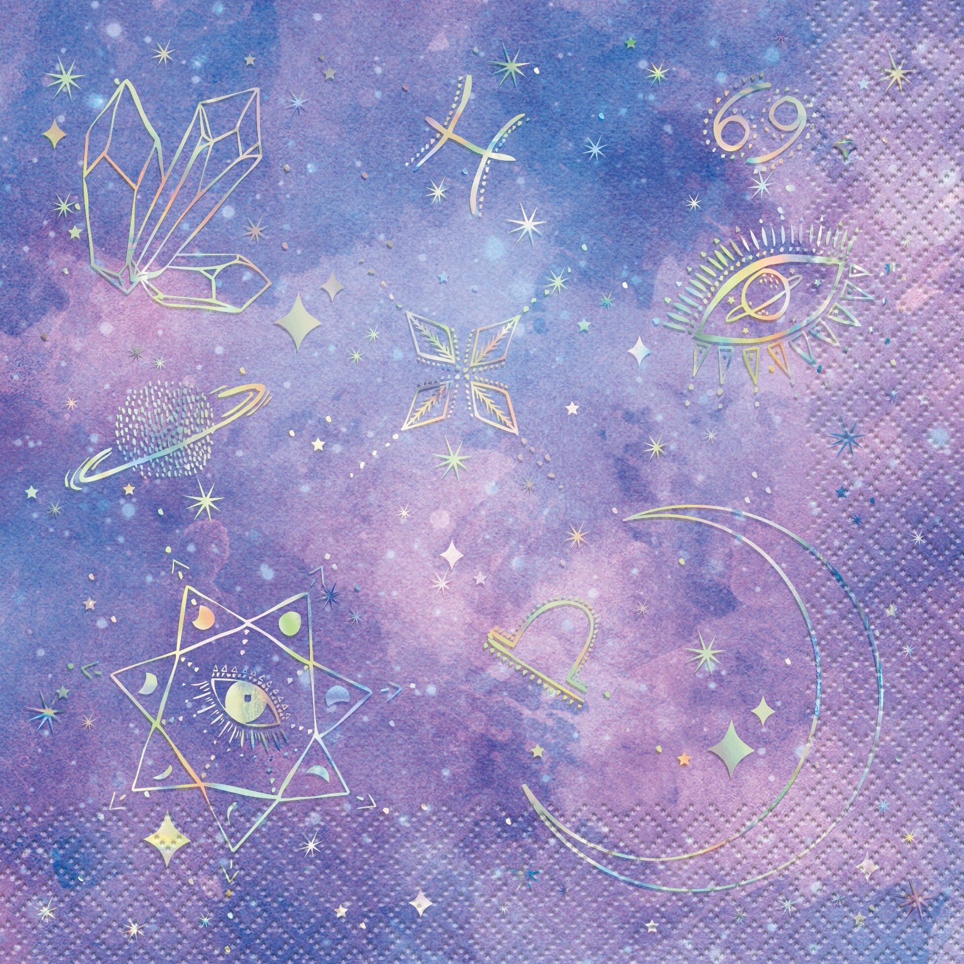 Celestial Galaxy Party Napkins - Stesha Party