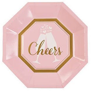 Cheers Bridal Dinner Plates - Stesha Party