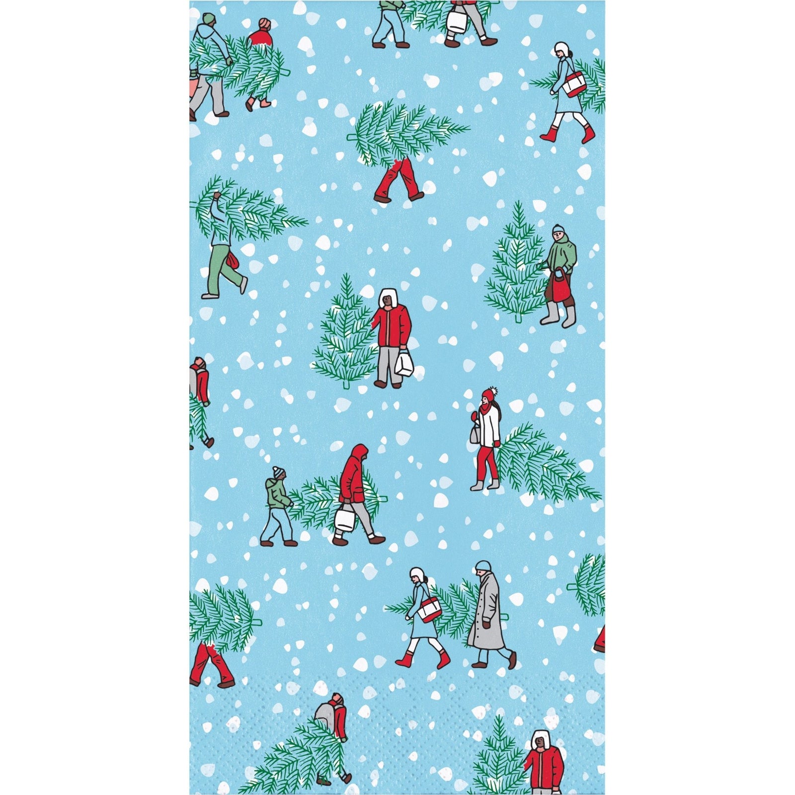 Christmas Guest Towel Napkins - Stesha Party