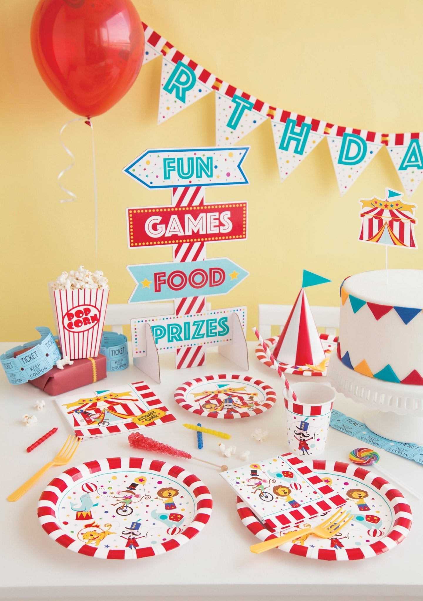 Cake Topper - Happy Birthday  Magenta acrílico – The Confetti Party