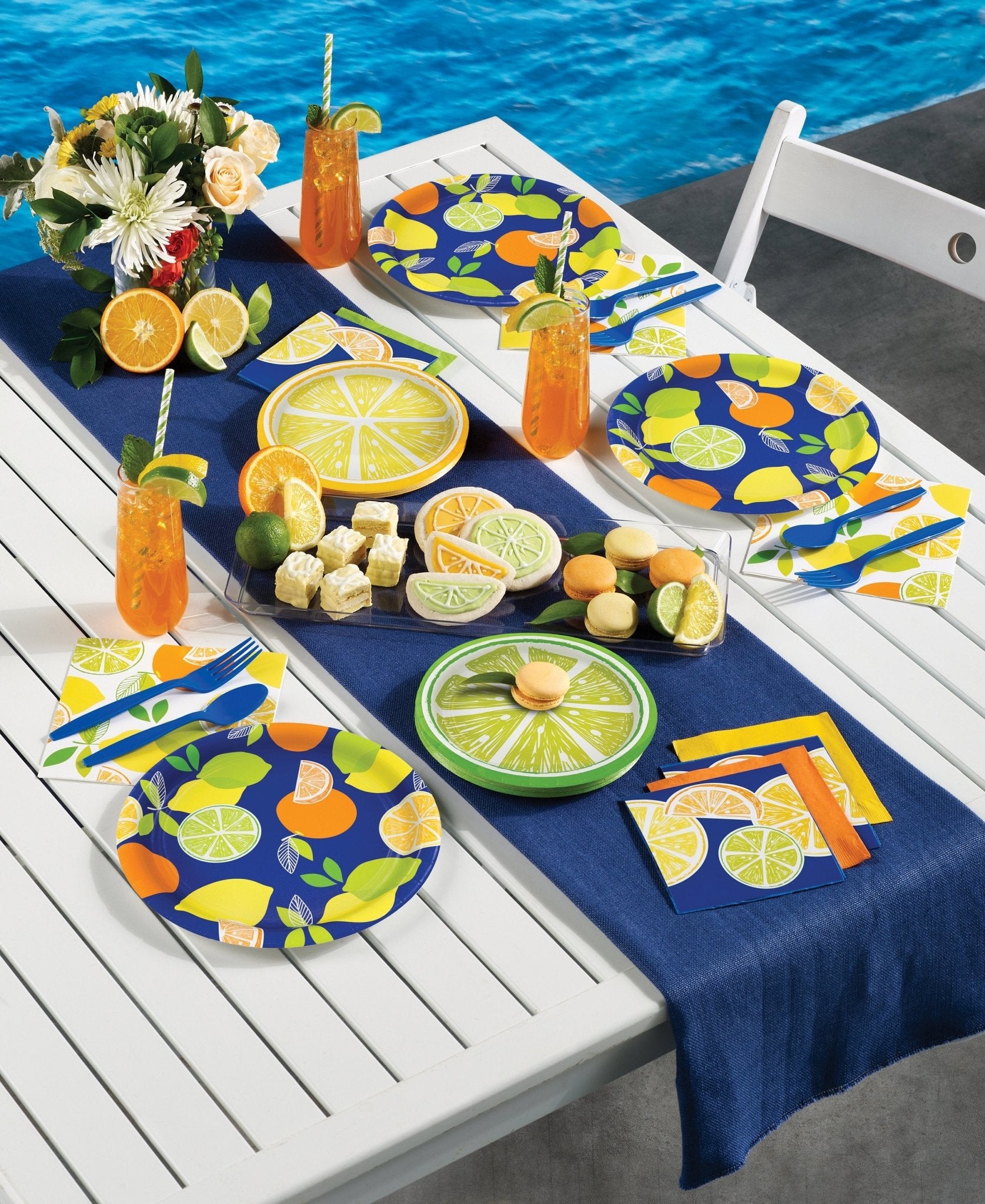 Citrus Party Plate & Napkin Bundle - Stesha Party