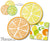 Citrus Party Plate & Napkin Bundle - Stesha Party