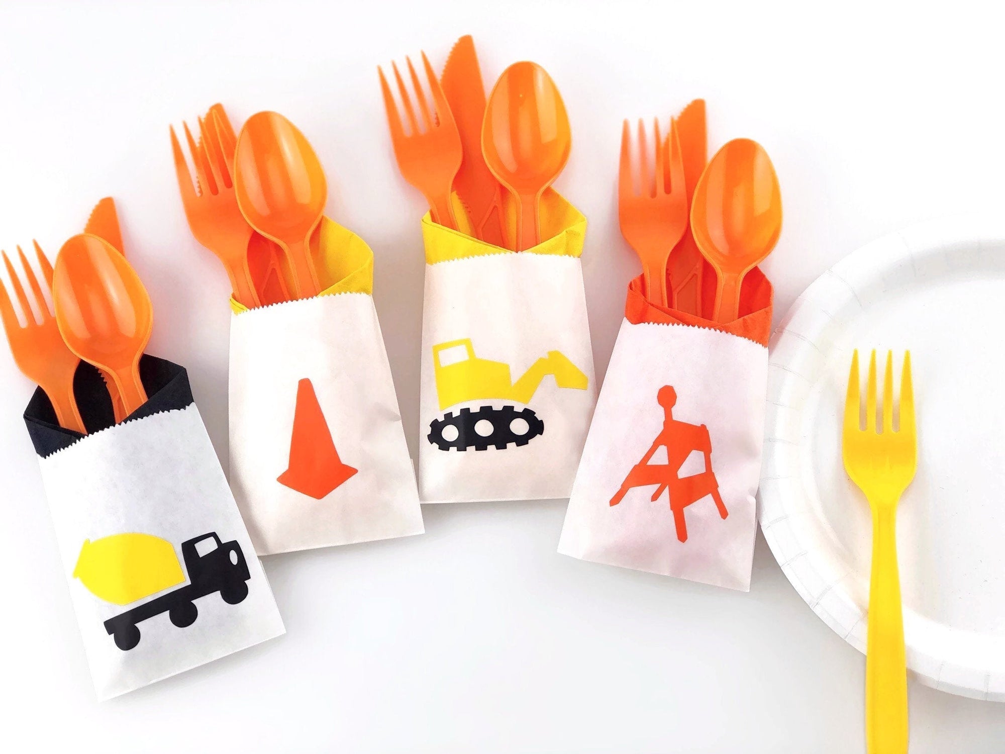 Construction Party Cutlery Set - Stesha Party