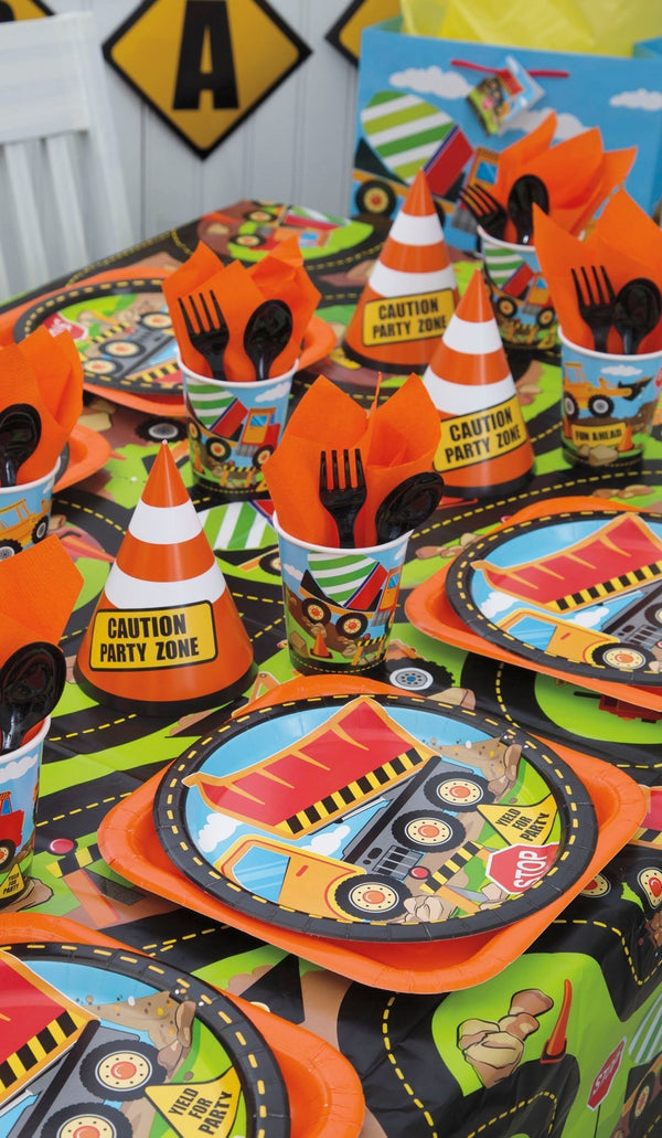 Construction Party Zone Napkins - Stesha Party - birthday, birthday boy, Boy  Baby Shower