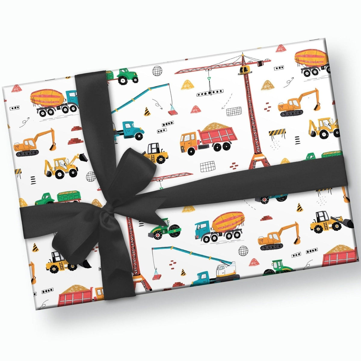 Construction Vehicles Wrapping Paper - Stesha Party